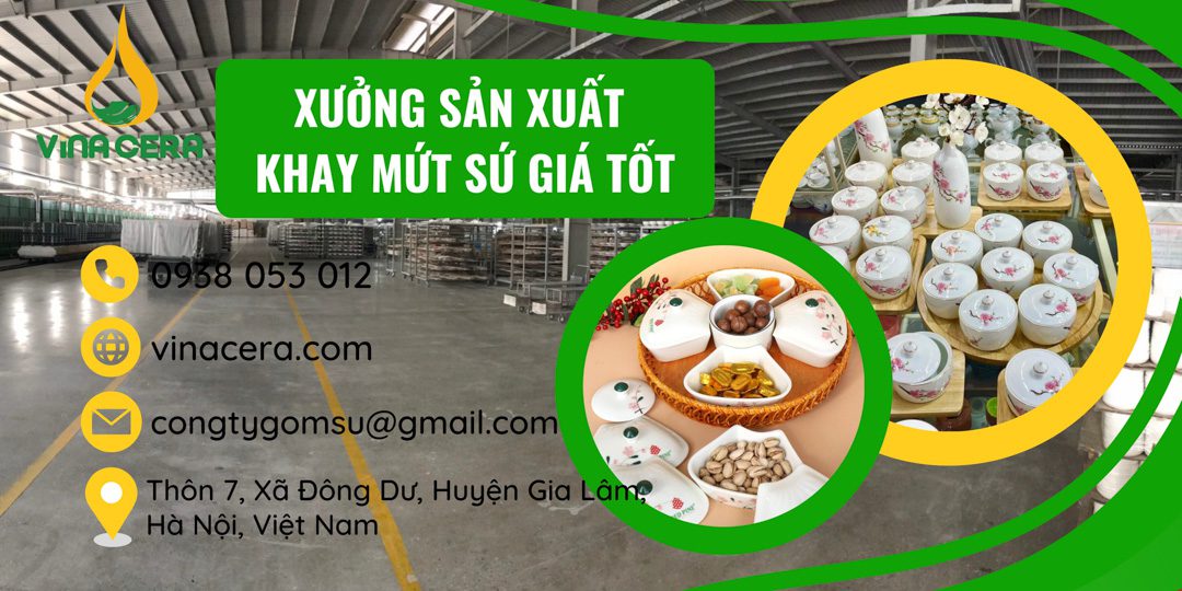 Xưởng Sản Xuất Khay Đựng Mứt Tết Gốm Sứ Cao Cấp xưởng sản xuất khay mứt sứ