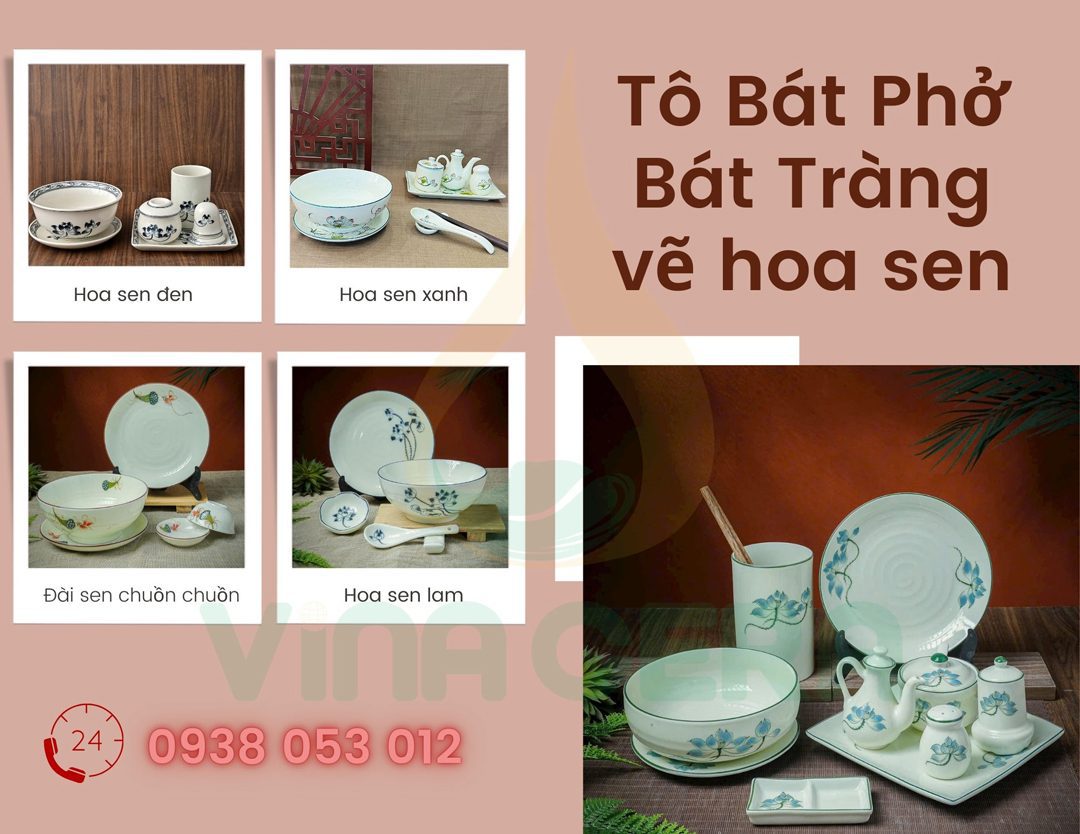 Tô Bát Phở In Logo Dùng Cho Quán Ăn - TS 102402 Tô Bát Phở In Logo Dùng Cho Quán Ăn