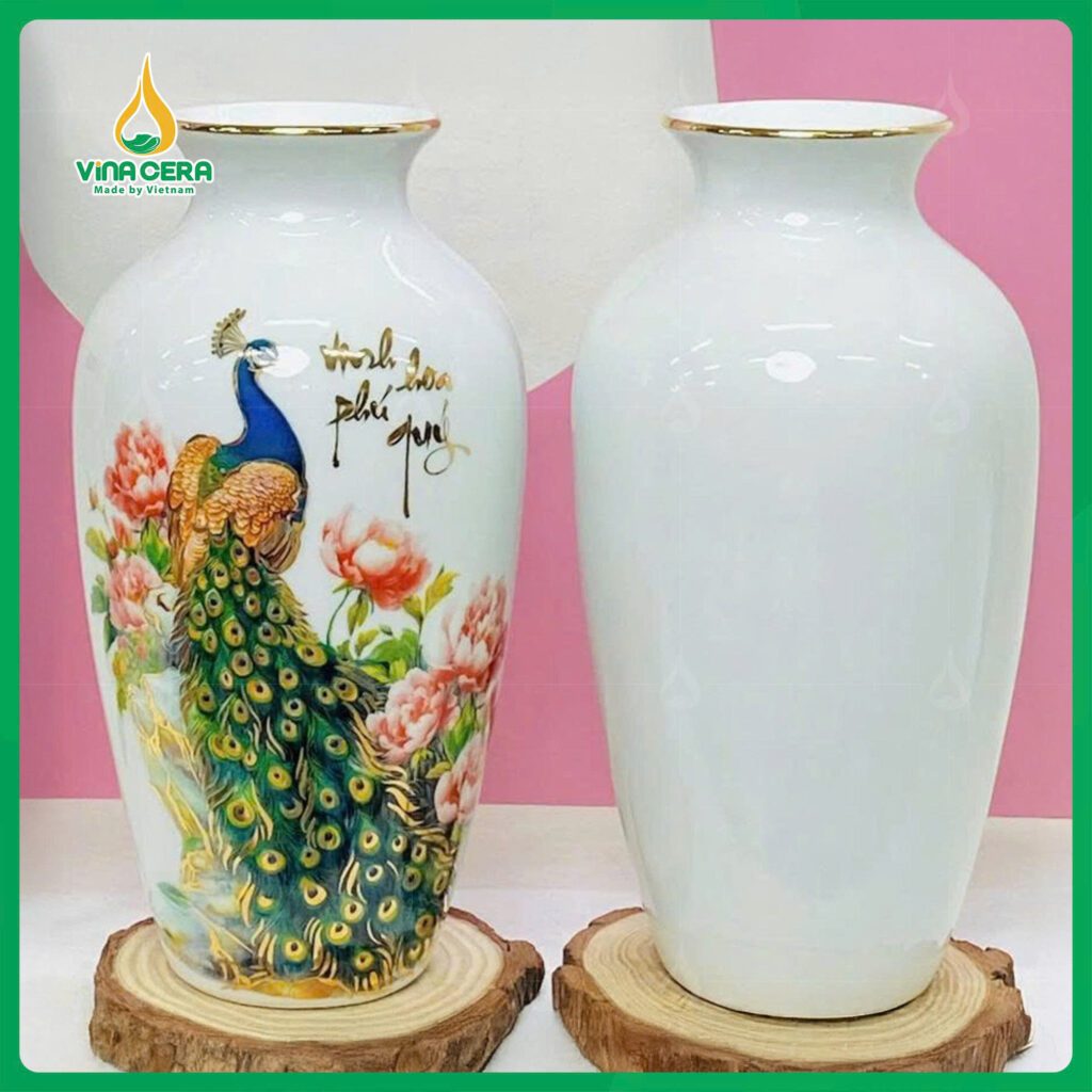 Lọ Hoa Sứ Bát Tràng VN-0561125 Lọ Hoa Sứ Bát Tràng VN-0561125