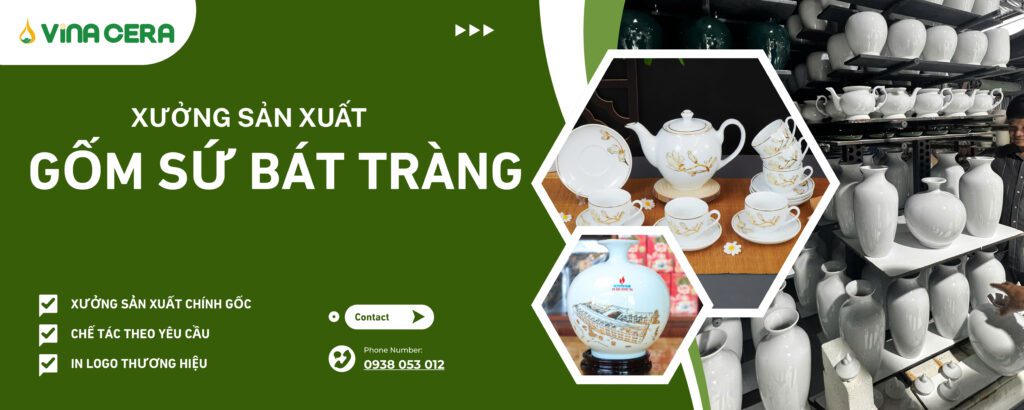 Gốm Sứ Bát Tràng Có Phải Là Lựa Chọn Tốt Cho Quà Tặng Doanh Nghiệp? Xưởng sản xuất gốm sứ Bát Tràng nhận in logo doanh nghiệp