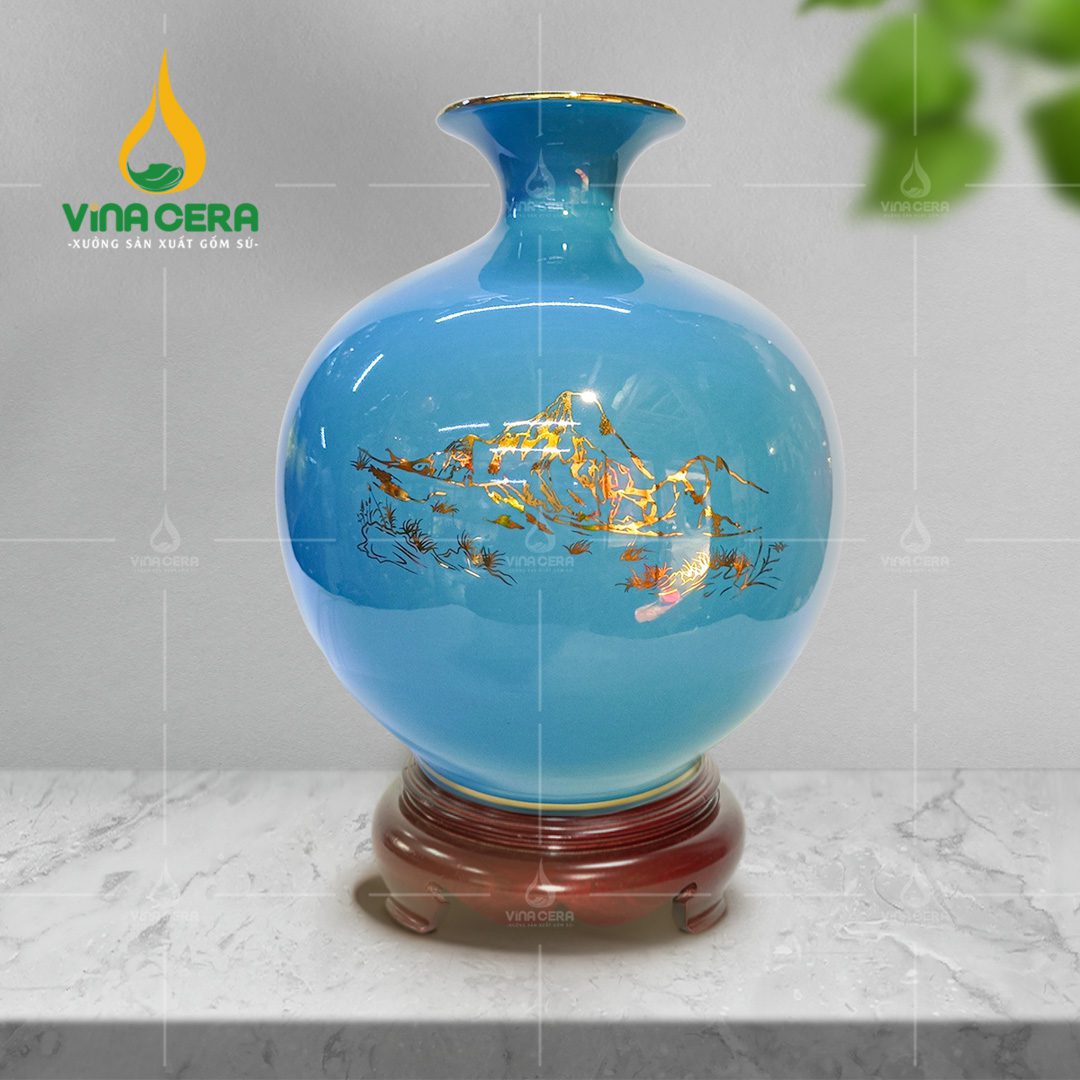 Bình Hút Lộc Mã Đáo Thành Công Vẽ Vàng - BHL 2580624 Bình Hút Lộc Mã Đáo Thành Công Vẽ Vàng