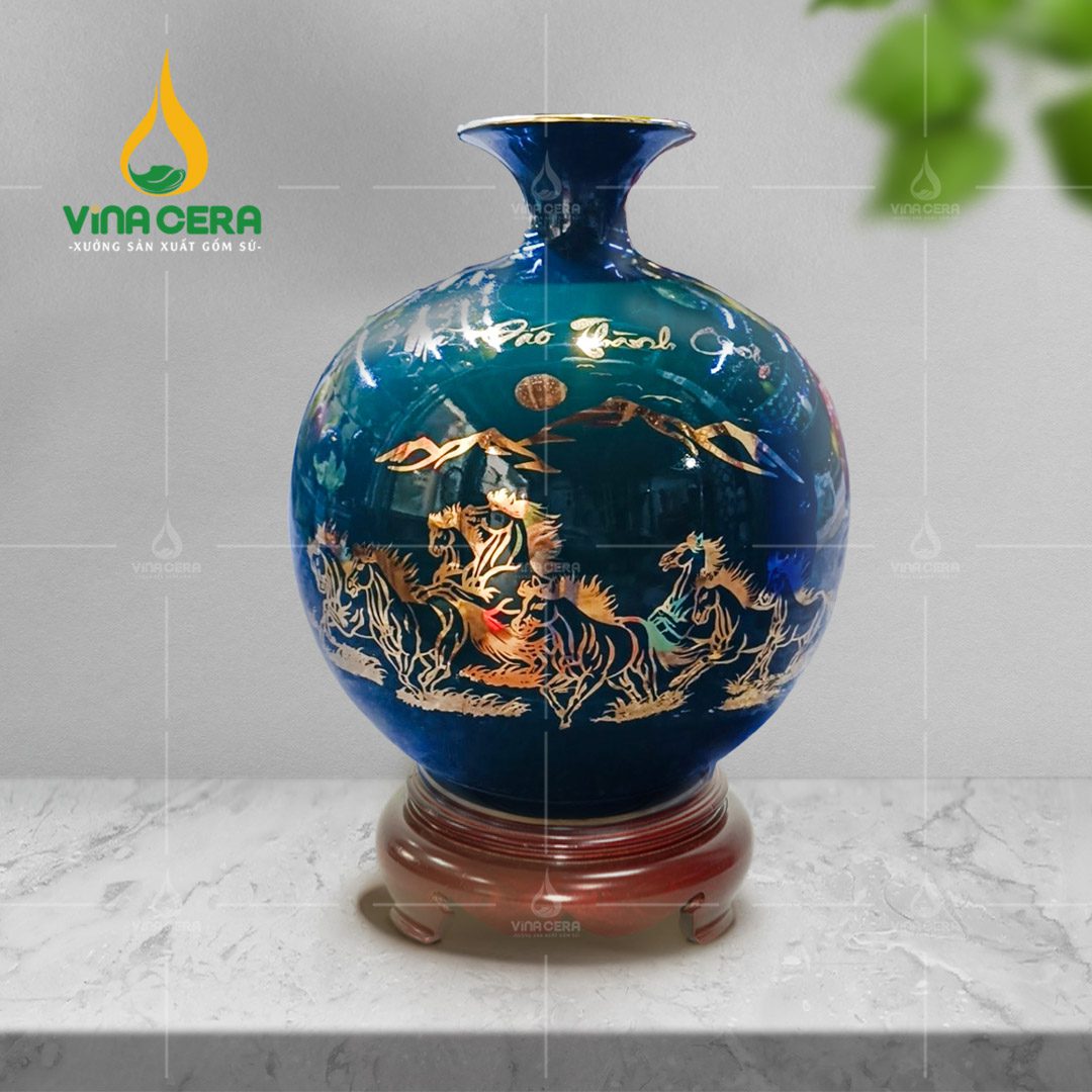 Catalogue Mẫu Bình Hút Lộc Mới Nhất + Báo Giá Bình Hút Lộc Bát Tràng Bình Hút Lộc Mã Đáo Thành Công Vẽ Vàng