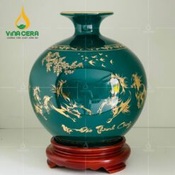 Bình Hút Lộc Mã Đáo Thành Công Vẽ Vàng