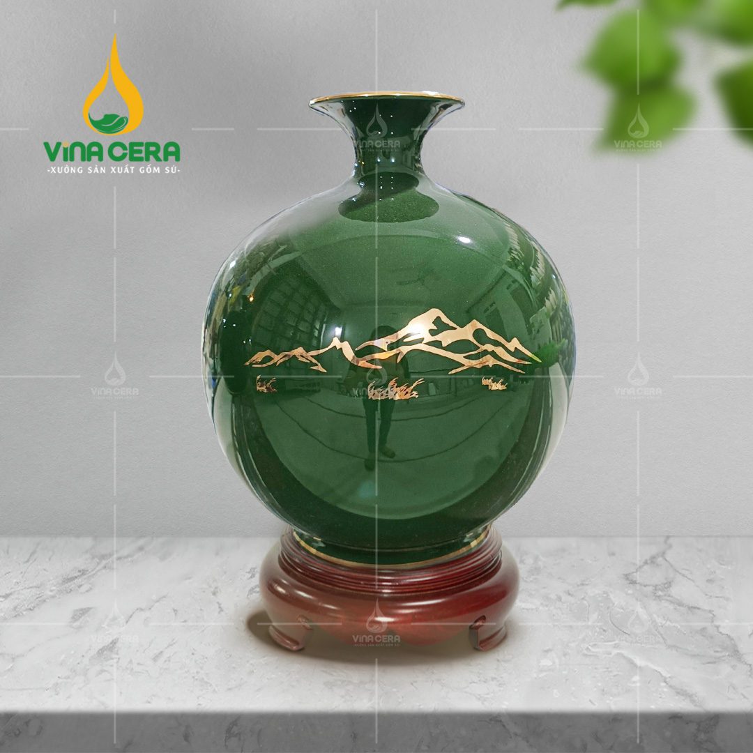 Bình Hút Lộc Mã Đáo Thành Công Vẽ Vàng - BHL 2580624 Bình Hút Lộc Mã Đáo Thành Công Vẽ Vàng