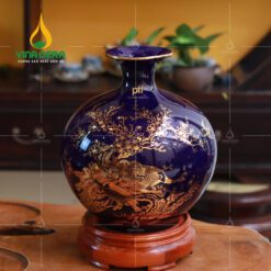 Bình Hút Lộc Công Đào Phú Quý H22 Xanh Dương