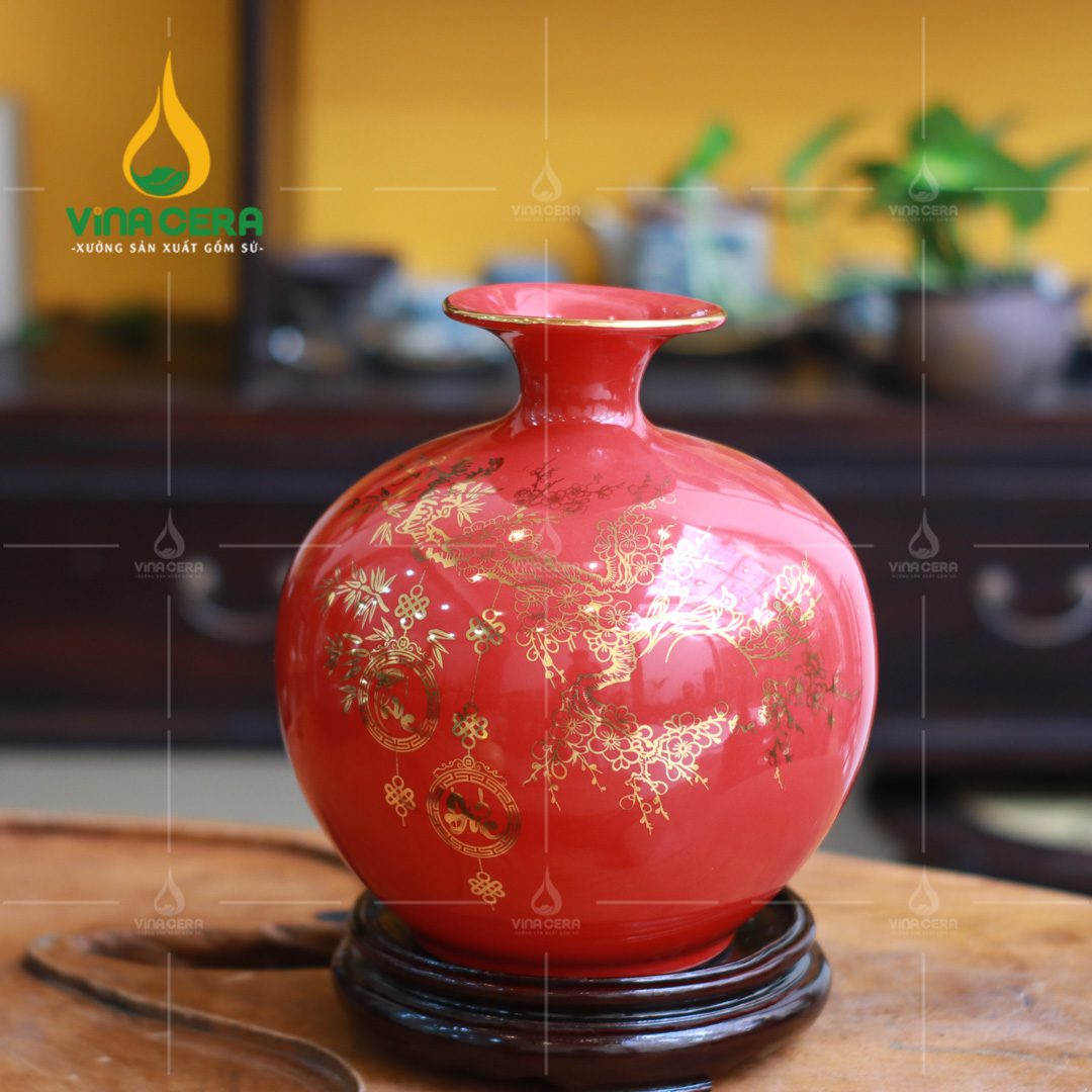 Giải Mã Ý Nghĩa Phong Thủy Của Bình Hút Lộc Bình Hút Lộc Mục Đồng Đỏ H22