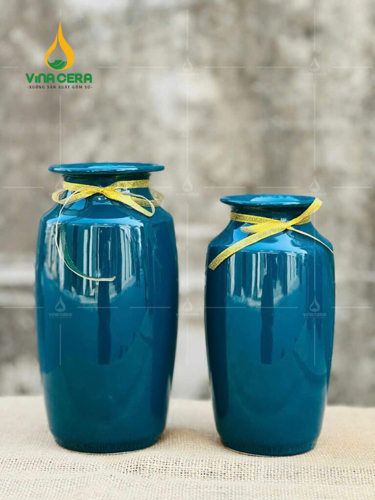 Mẫu Bình Hoa Men Xanh Lục Bảo - SVN BH 25032402 binh hoa men xanh luc bao 40