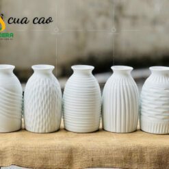 Mẫu Bình Hoa Mini Sứ Trắng