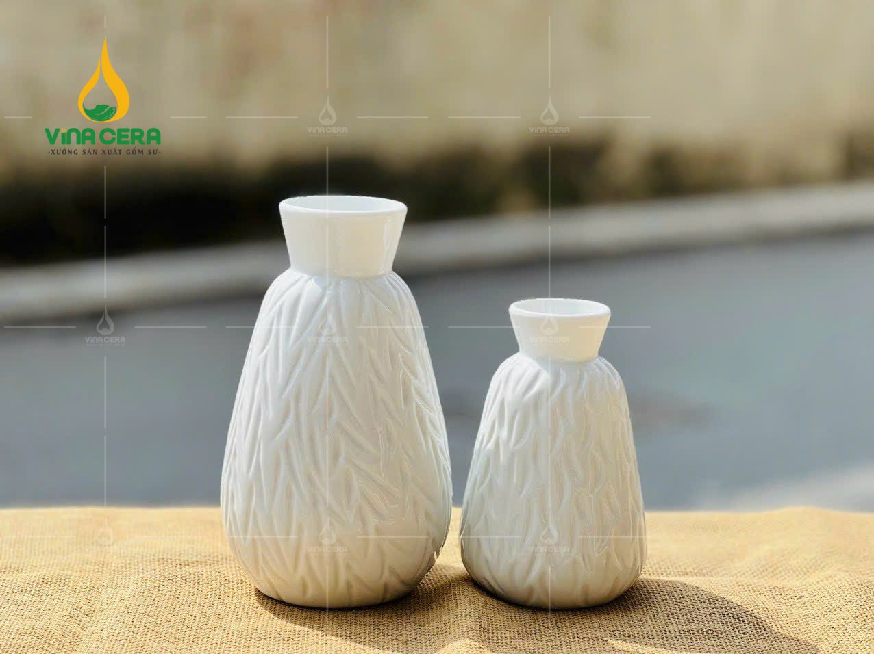 binh-hoa-mini-men-trang (37) Mẫu Bình Hoa Mini Sứ Trắng – SVN BH 28032401