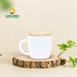 Ly Sứ Lùn Nắp Gỗ