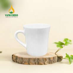 Ly sứ eo trắng 320 ml
