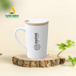 Ly Sứ Vat Có Nắp Men Mát