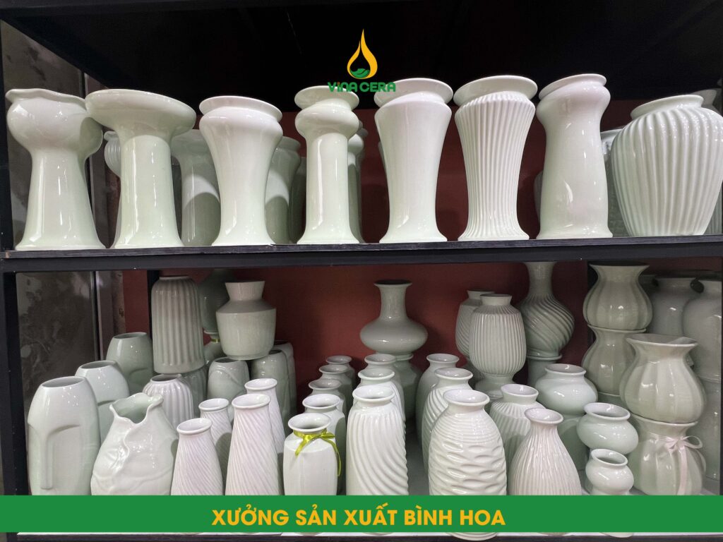 Mẫu Bình Hoa Men Xanh Lục Bảo - SVN BH 25032402 xuong san xuat binh hoa vinacera 29