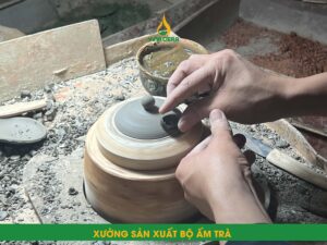 Bộ Ấm Trà In Logo xuong san xuat bo am tra vinacera 17