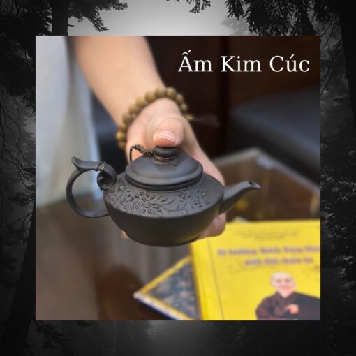 Bộ Trà Tử Sa Bát Tràng Kim Cúc