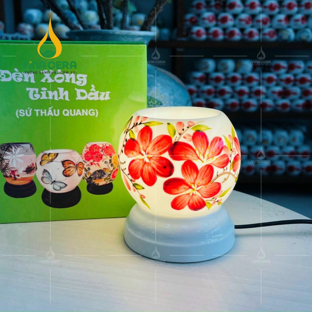 Đèn xông tinh dầu bát tràng