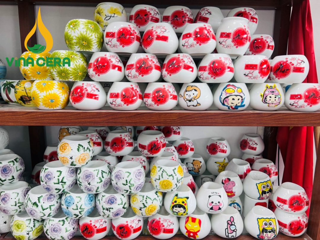 Đèn xông tinh dầu bát tràng