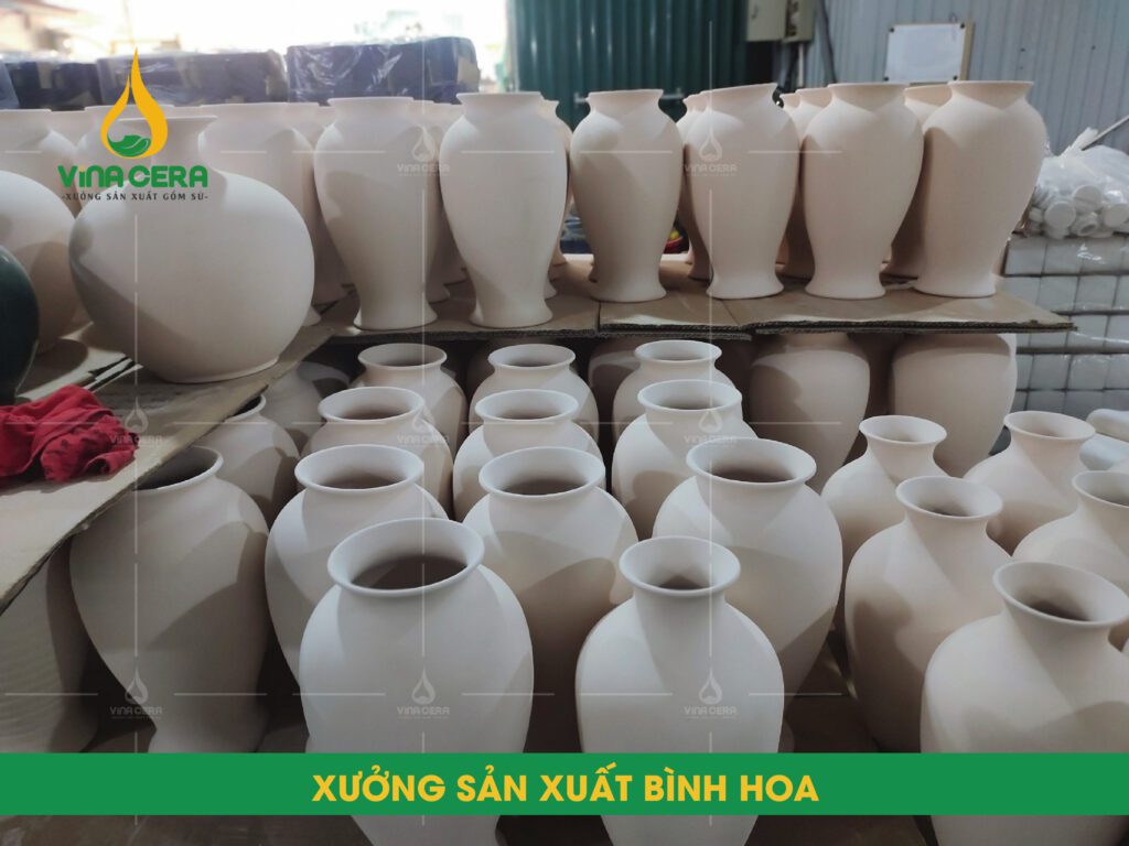 Bình Hoa Bát Tràng Vẽ Bồ Công Anh - SVN BH 11042401 xuong san xuat binh hoa 5