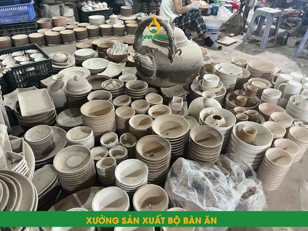 Chén Đĩa Sứ Men Ngọc Dáng Sen - BBA 082401 xuong san xuat bo ban an vinacera 25