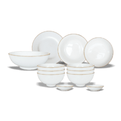 Bộ Bàn Ăn Chỉ Vàng Cao Cấp - 12 Sản Phẩm
