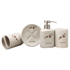 Bộ đồ dùng nhà tắm gốm sứ Bát Tràng