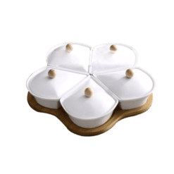 Khay Mứt Sứ Tết Cao Cấp 5 Ngăn