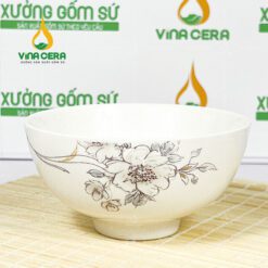 Chén Cơm Sứ Minh Châu Hoa 07