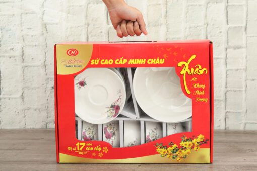 Chén Cơm Sứ Minh Châu Hoa 08