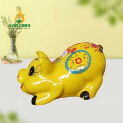 Heo đất Bát Tràng vàng