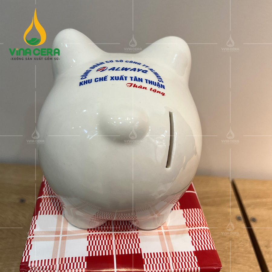 Những Mẫu Hộp Quà Tặng Thông Dụng Nhất Hiện Nay Heo Sứ Tiết Kiệm Lợn Đất Ống Heo Mini Hoạ Tiết Vẽ Tay Dễ Thương Gốm Sứ Bát Tràng Cao Cấp (2)