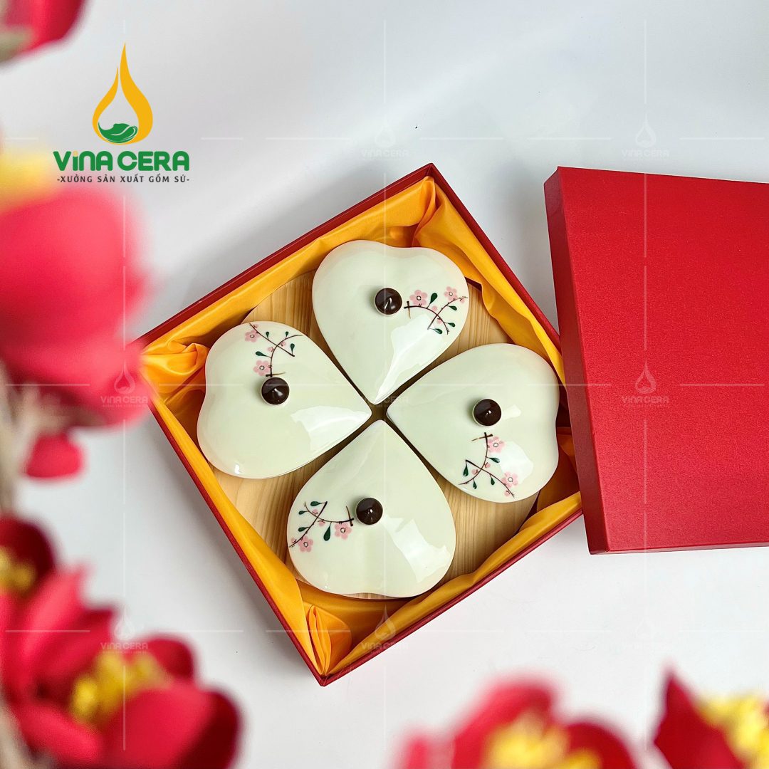 99+ Mẫu Khay Mứt Sứ làm quà tặng Tết đẹp ( Nhận Catalogue ) khay mut su 11