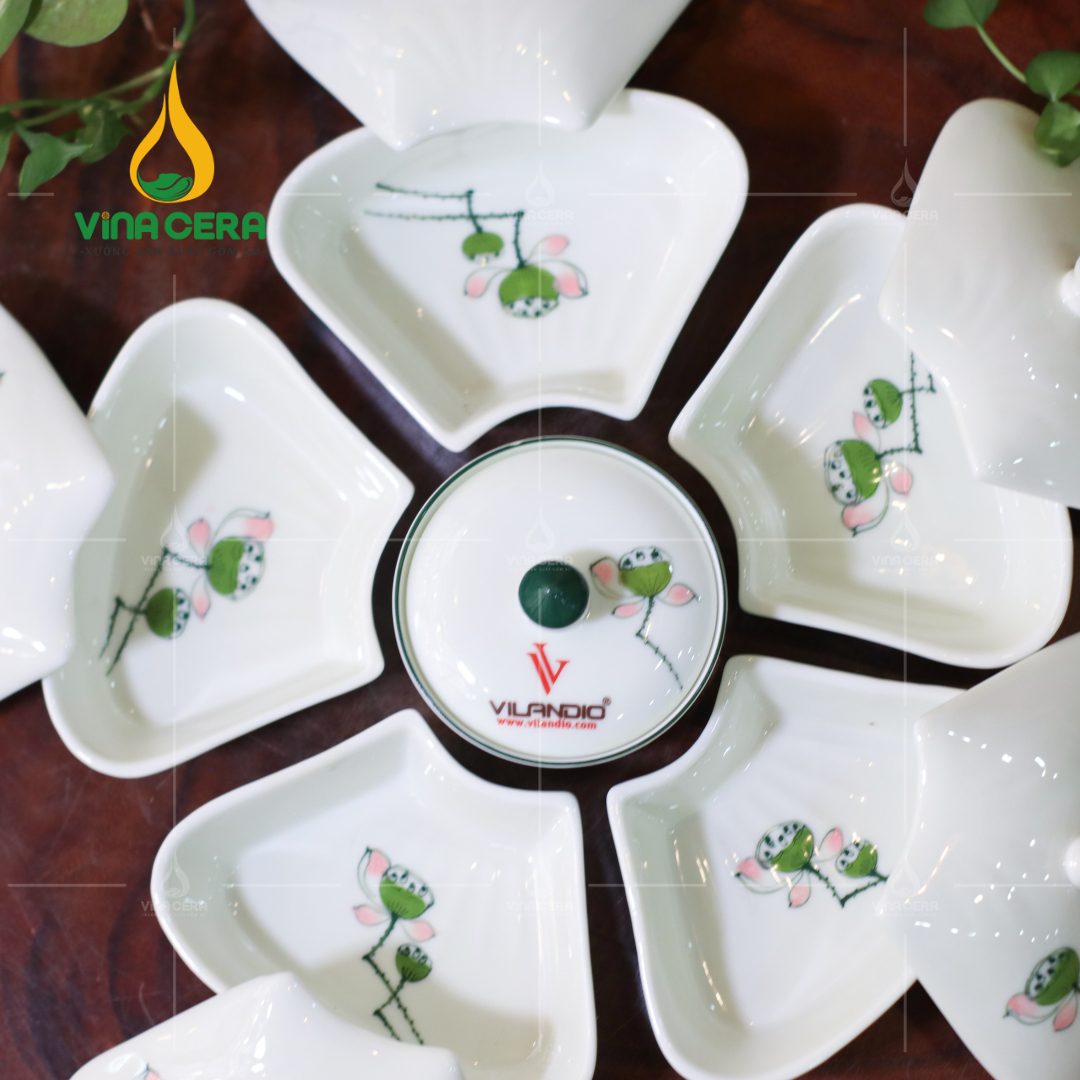 khay mứt sứ Bát tràng cao cấp hoa mặt trời (1)