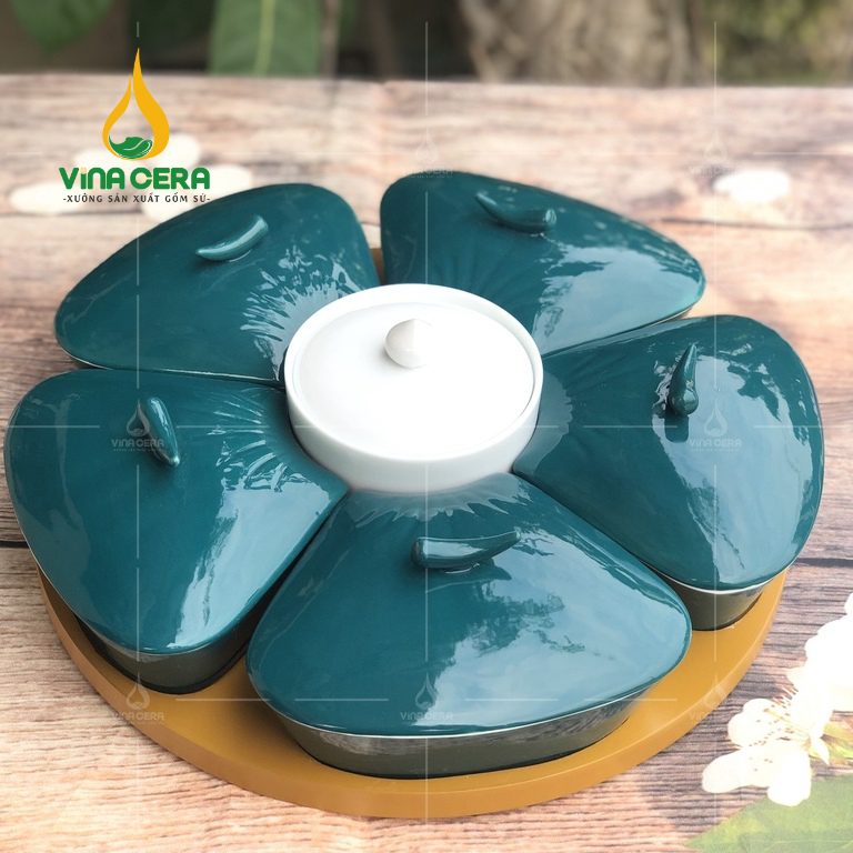 99+ Mẫu Khay Mứt Sứ làm quà tặng Tết đẹp ( Nhận Catalogue ) khay mut su 35