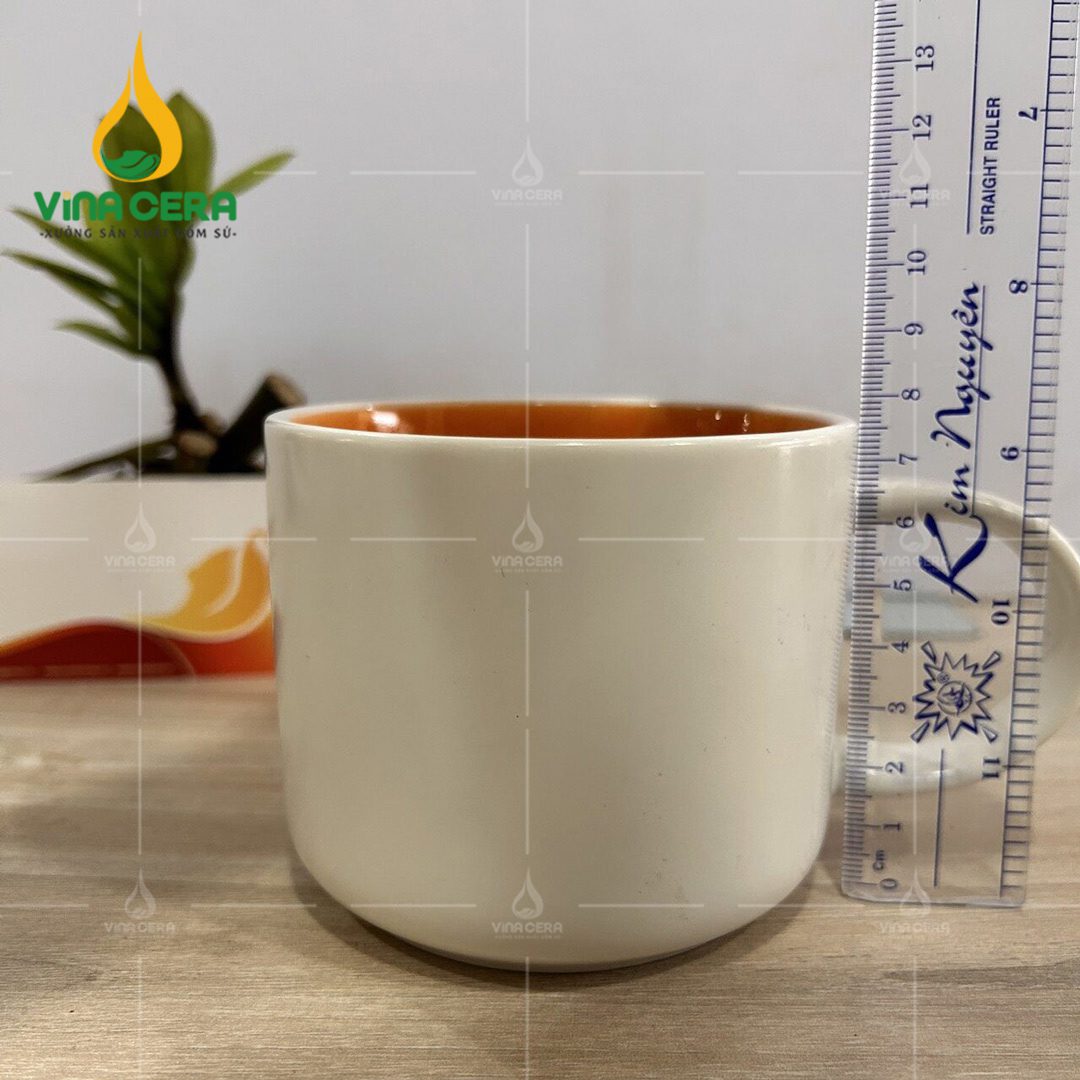 Ly Sứ Bát Tràng Trắng Lòng Vàng