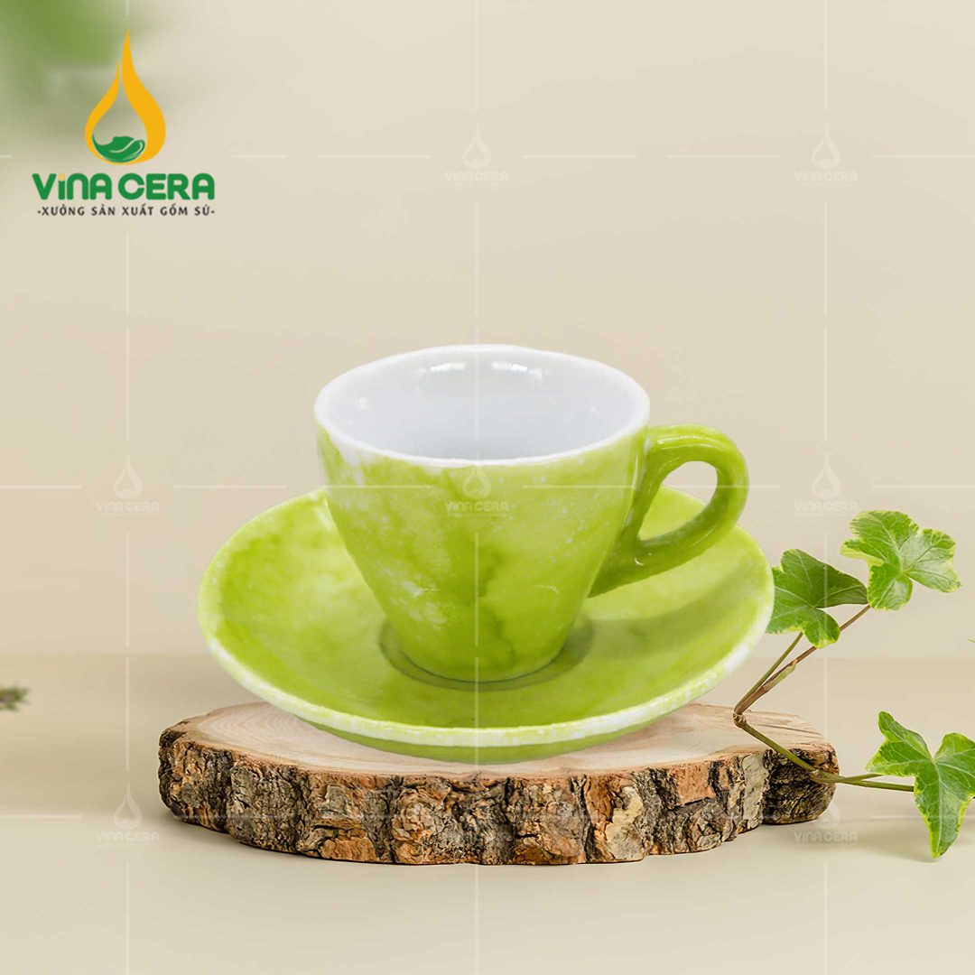 Ly Sứ Cà Phê Espresso Bát Tràng - LS-016524 Ly sứ cà phê Espresso Bát Tràng