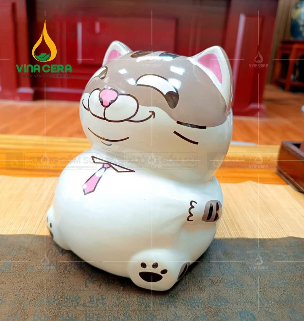 Ống heo tiết kiệm mèo mập