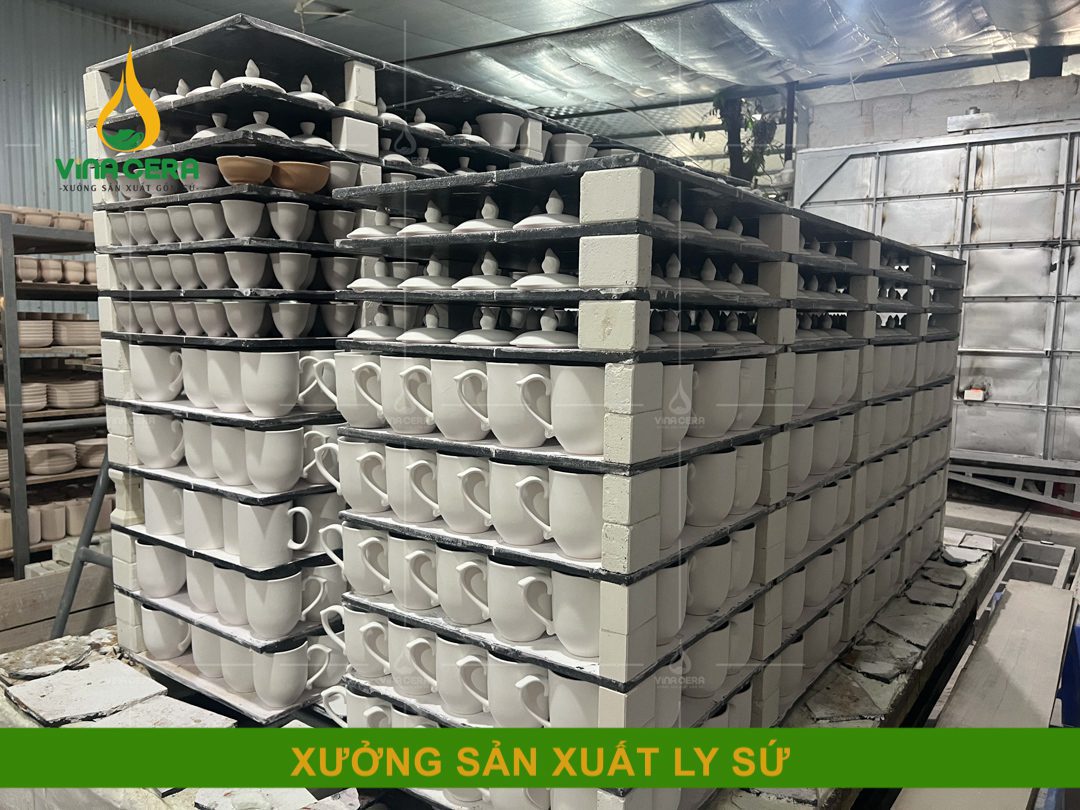 Xưởng sản xuất ly sứ