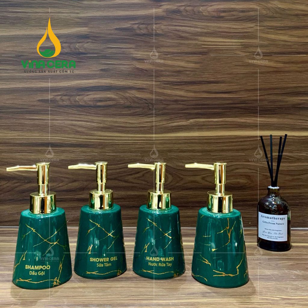 Bình Đựng Dầu Gội Sữa Tắm Cho Khách Sạn Độc Đáo, Mới Lạ Hiện Nay bo nha tam su vinacera 29