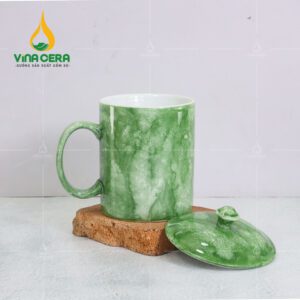 Trang chủ ly sứ vân đá có nắp JUNGWOO VINA (1)