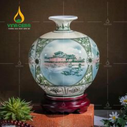 Bình Hút Lộc In Logo Bình Hút Lộc Hoa Văn