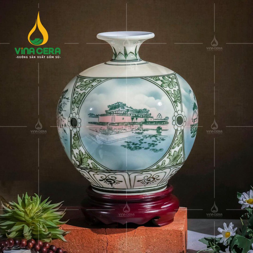 Catalogue Mẫu Bình Hút Lộc Mới Nhất + Báo Giá Bình Hút Lộc Bát Tràng Bình Hút Lộc Kỷ Niệm Ngày Thành Lập Quân Đội Nhân Dân