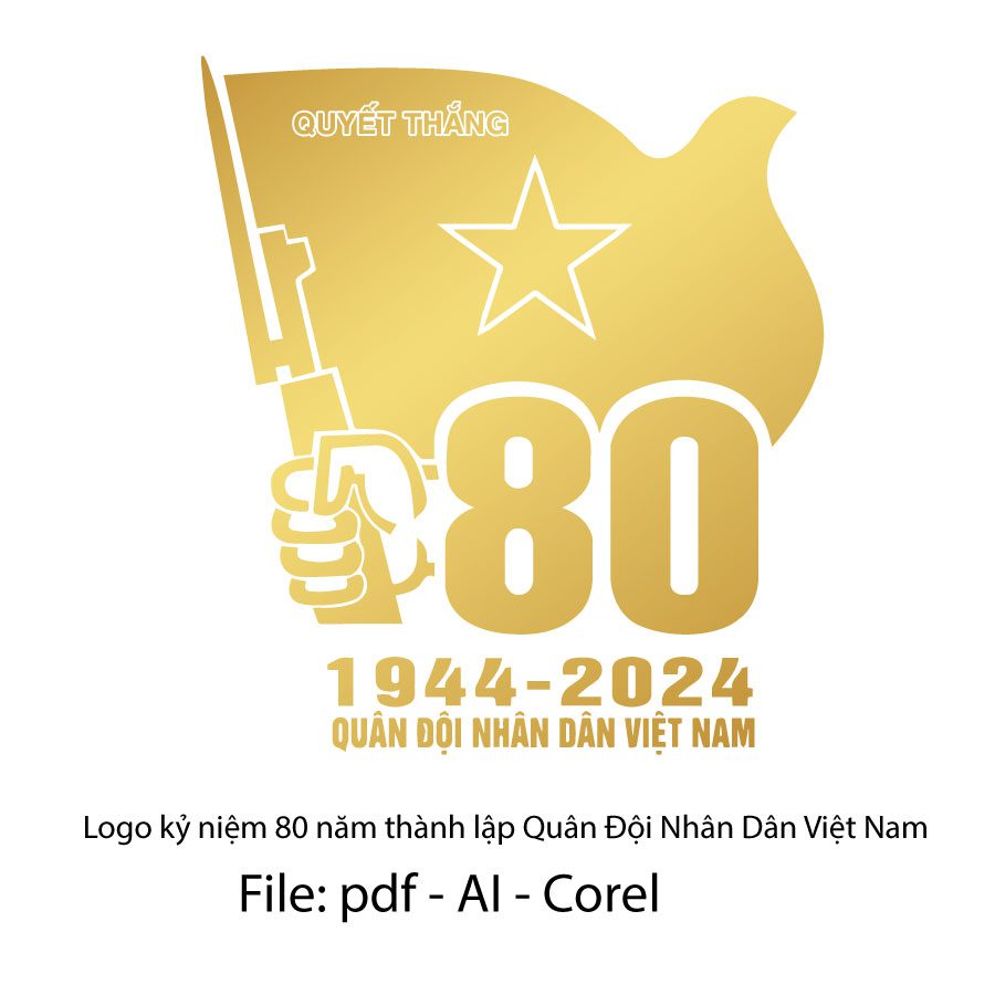 Gợi Ý Quà Tặng Ý Nghĩa Kỷ Niệm 80 Năm Thành Lập Quân Đội Việt Nam Logo 80 nam