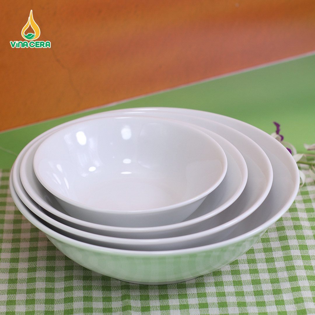 Quà 8-3 cho nhân viên nữ - Những Gợi Ý Ý Nghĩa và Độc Đáo Tô Sứ Choãng Đựng Canh Trắng Trơn