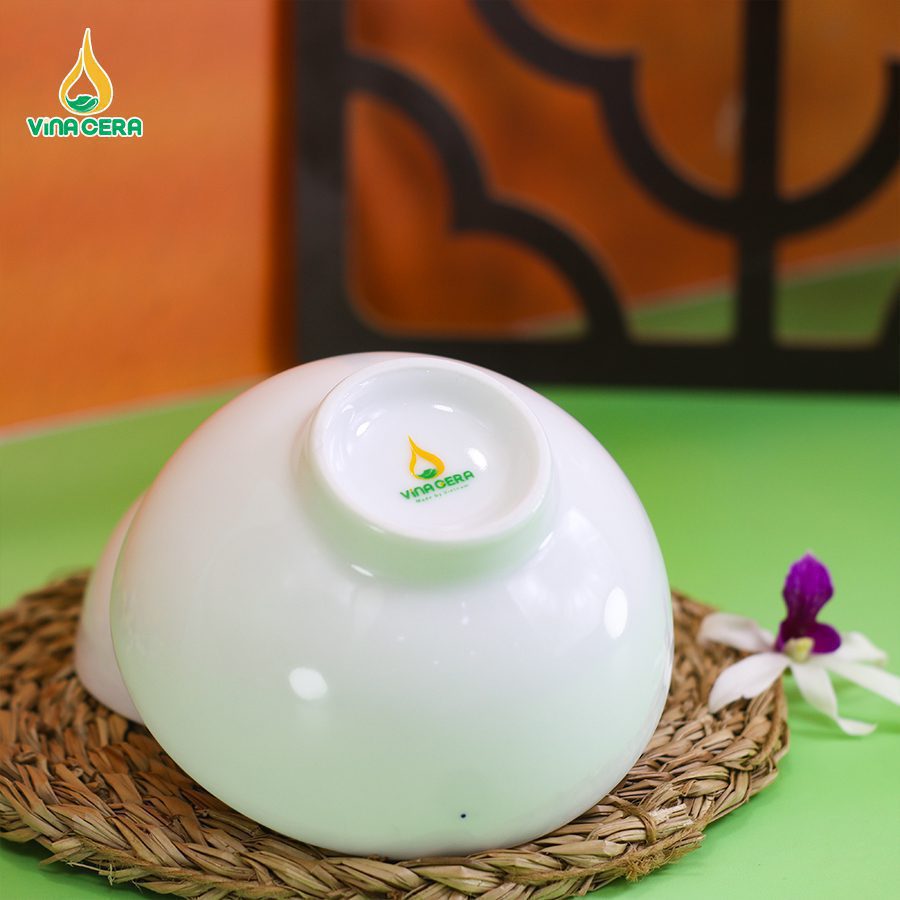 Chén Cơm Sứ Trắng Chất Lượng Giá Rẻ - SVN BC 14052409 Chén cơm sứ trắng Vinacera
