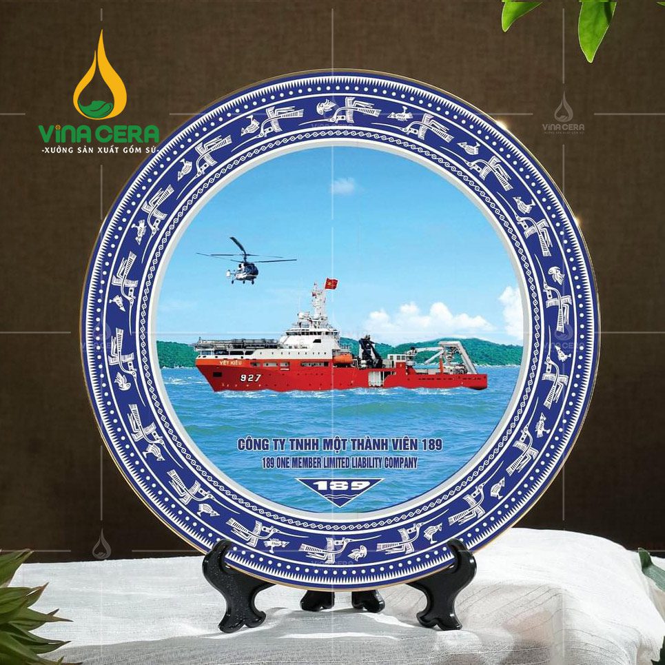 Gợi Ý Quà Tặng Ý Nghĩa Kỷ Niệm 80 Năm Thành Lập Quân Đội Việt Nam Đĩa biểu trưng - Quà tặng kỷ niệm ngày thành lập Quân đội nhân dân