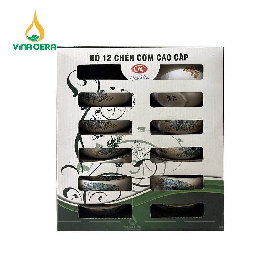 Những Mẫu Hộp Quà Tặng Thông Dụng Nhất Hiện Nay Mẫu hộp offset bộ 12 sản phẩm chén cơm