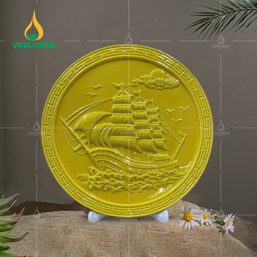 Đĩa Biểu Trưng Thuận Buồm Xuôi Gió ĐBT 0191024 Đĩa Biểu Trưng Thuận Buồm Xuôi Gió ĐBT 0191024