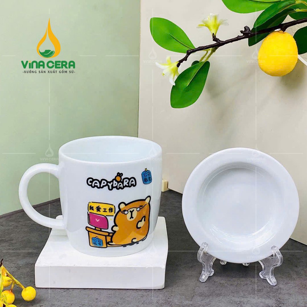 Quà Tặng Ly Sứ cốc sứ cho trường mầm non Quà Tặng Ly Sứ cốc sứ cho trường mầm non