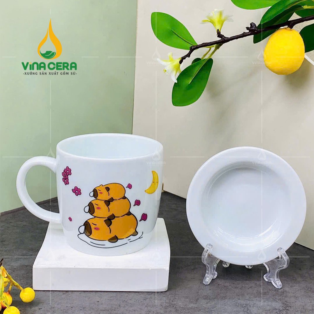 Quà Tặng Ly Sứ cốc sứ cho trường mầm non Quà Tặng Ly Sứ cốc sứ cho trường mầm non