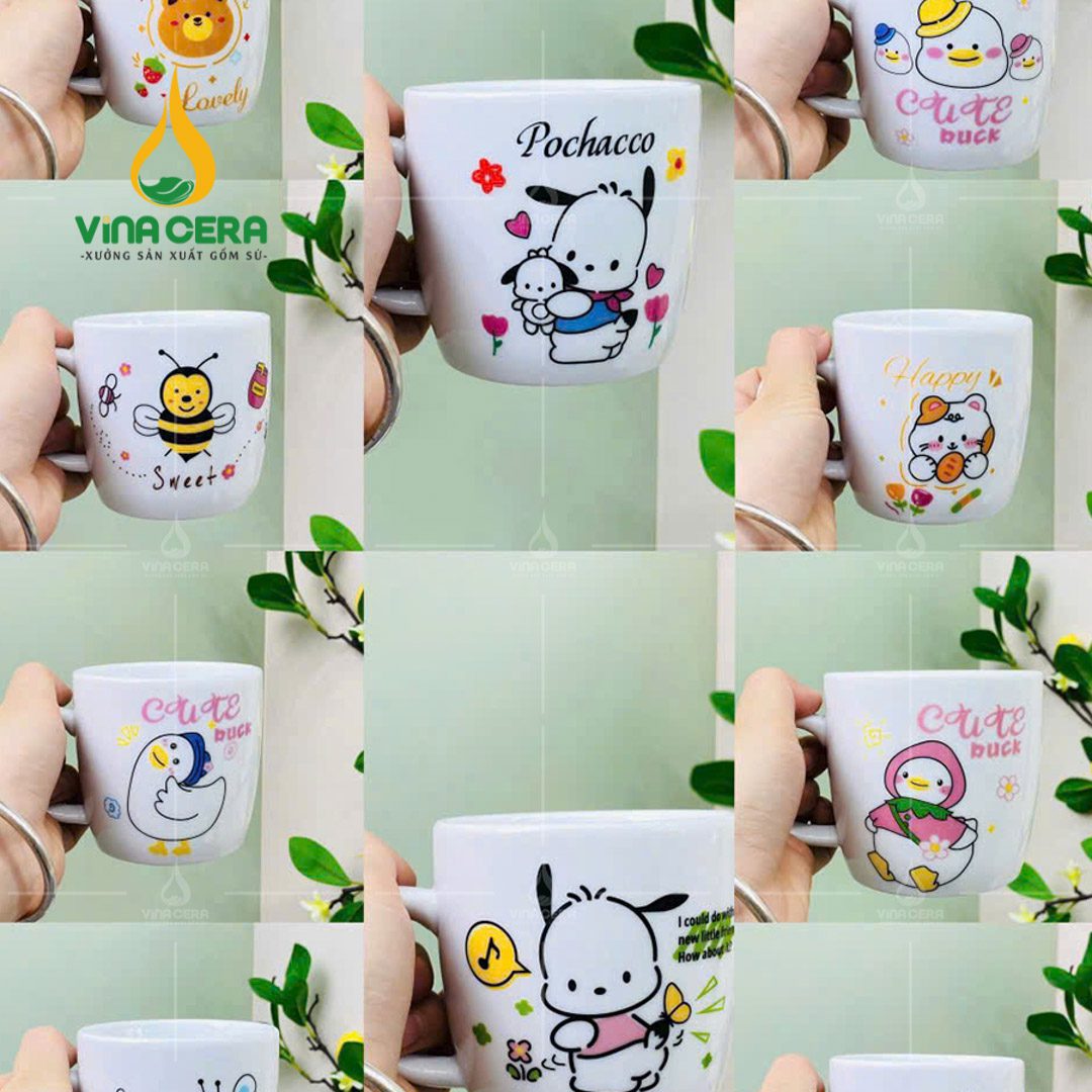 Quà Tặng Ly Sứ cốc sứ cho trường mầm non Quà Tặng Ly Sứ cốc sứ cho trường mầm non